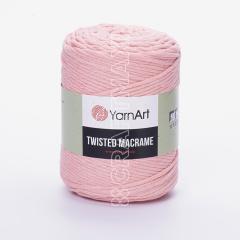 YARNART TWISTED MACRAME - MACRAME CORD PINKISH ORANGE - 767
