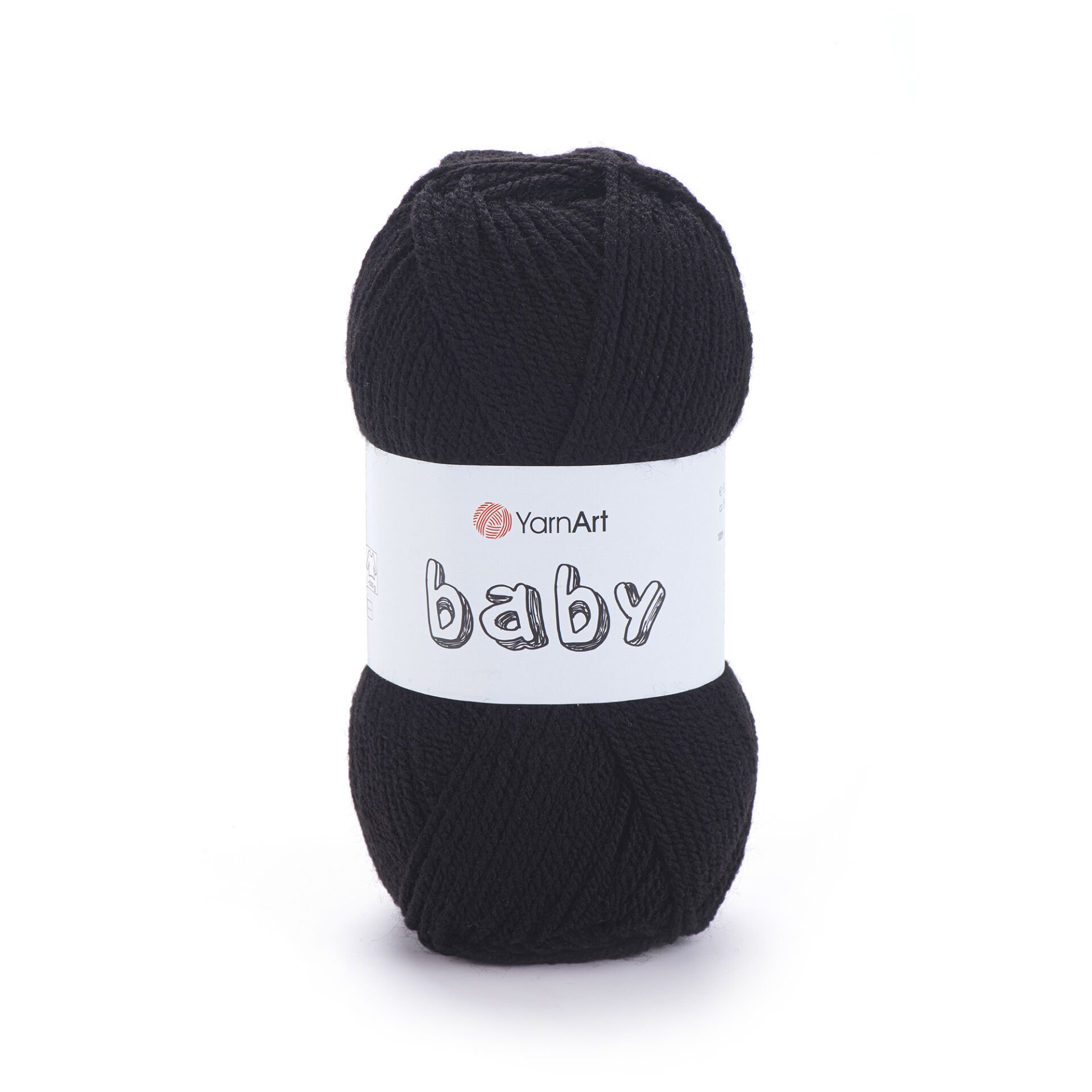 YARNART BABY - BABY YARN BLACK - 585