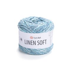 YARNART LINEN SOFT - KNITTING YARN VARIEGATED - 7408