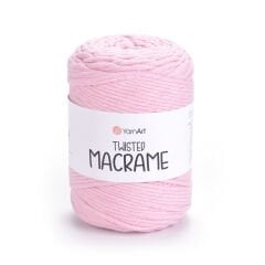 YARNART TWISTED MACRAME - MACRAME CORD PINK - 762
