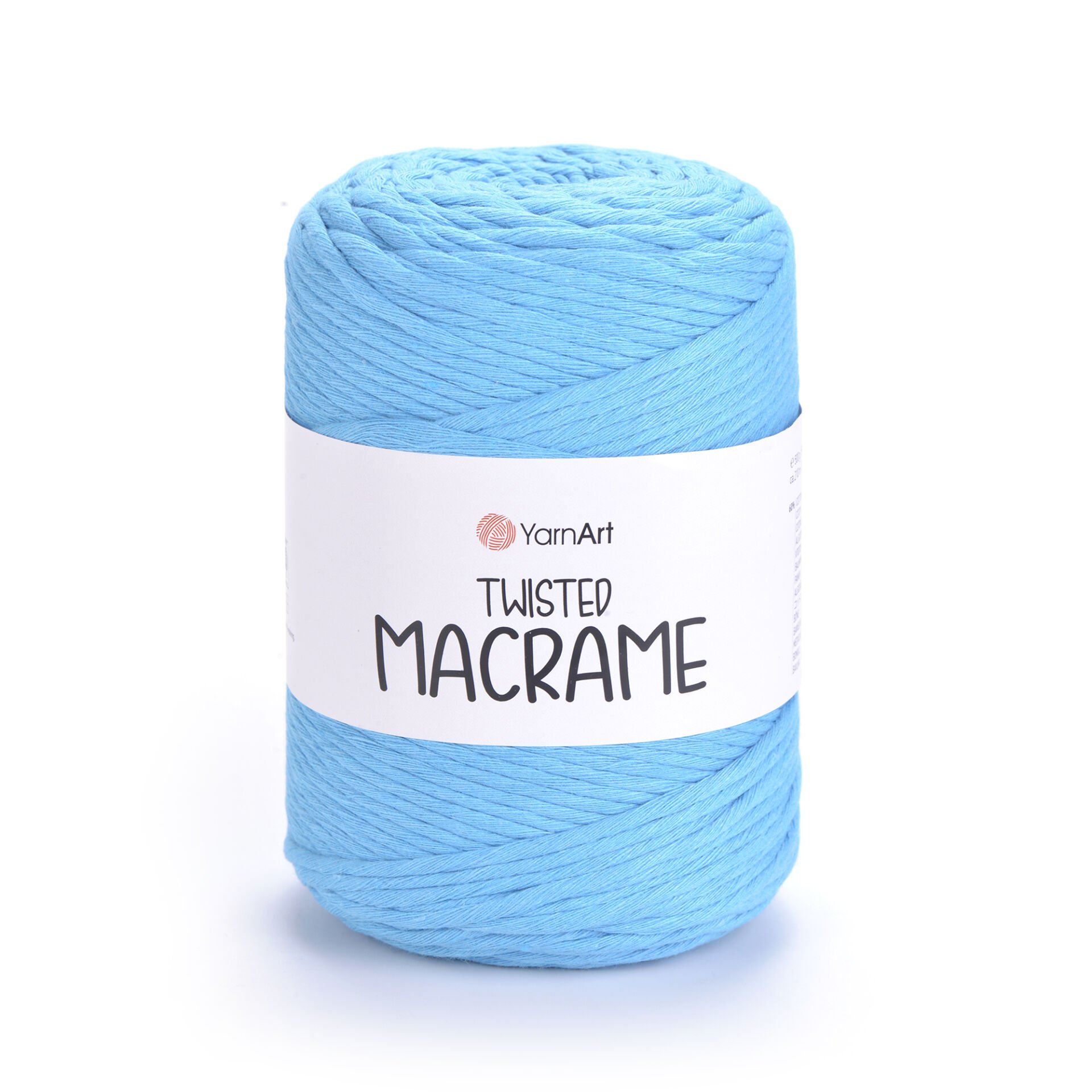 YARNART TWISTED MACRAME - MACRAME CORD TURQUOISE - 763