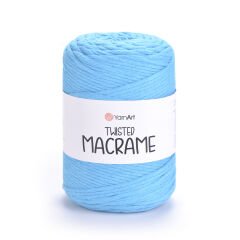 YARNART TWISTED MACRAME - MACRAME CORD TURQUOISE - 763