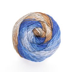 YARNART LINEN SOFT - KNITTING YARN VARIEGATED - 7411