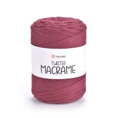 YARNART TWISTED MACRAME - MACRAME CORD CLARET - 781