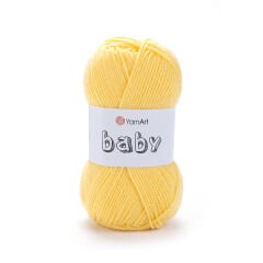 YARNART BABY - BABY YARN YELLOW - 315