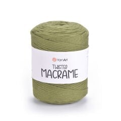 YARNART TWISTED MACRAME - MACRAME CORD OLIVE GREEN - 787