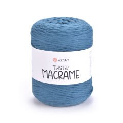 YARNART TWISTED MACRAME - MACRAME CORD PETROL BLUE - 789