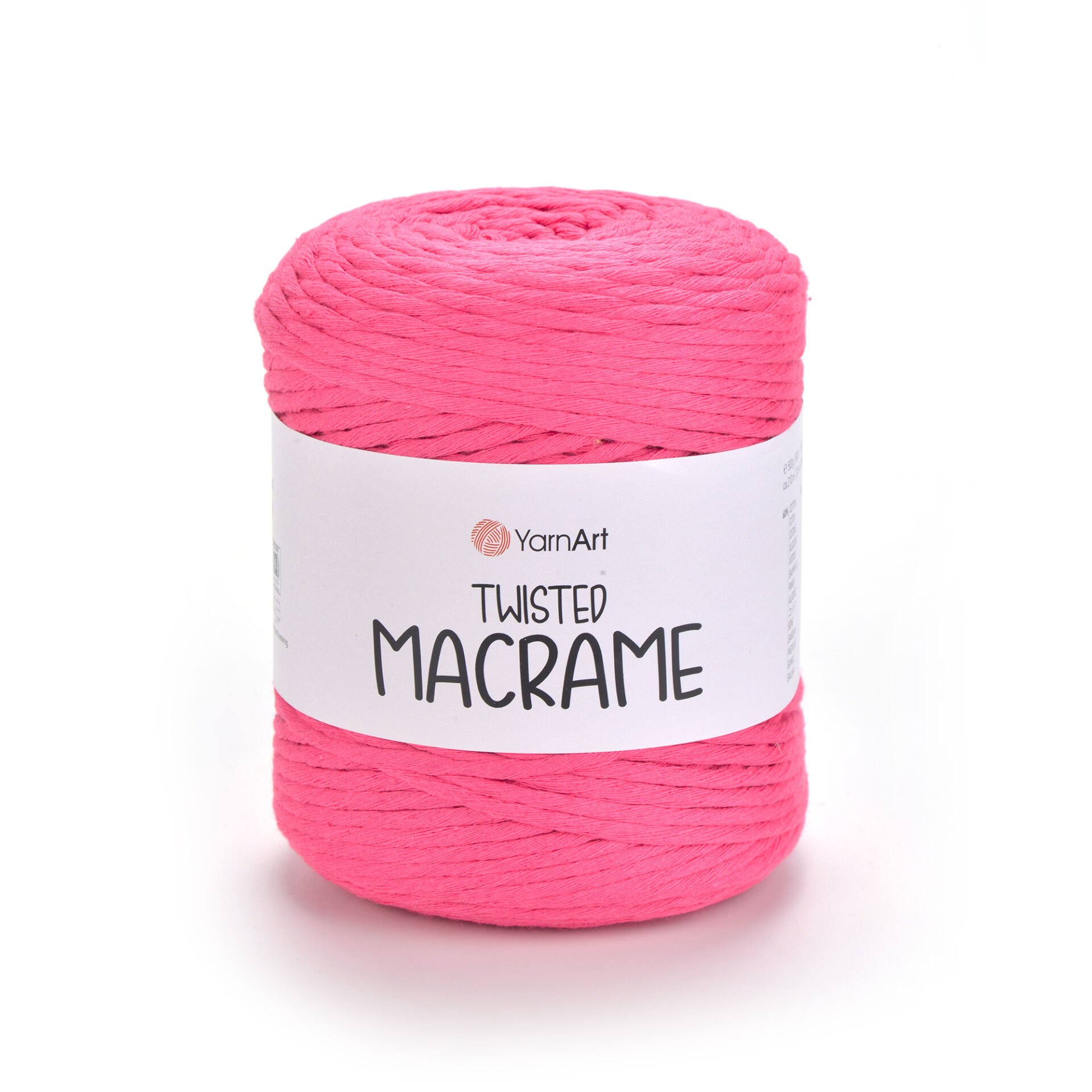 YARNART TWISTED MACRAME - MACRAME CORD FUCHSIA - 803
