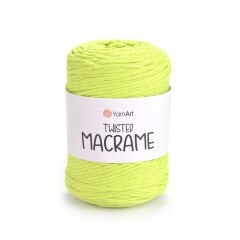 YARNART TWISTED MACRAME - MACRAME CORD NEON GREEN - 801