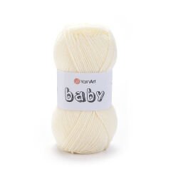 YARNART BABY - BABY YARN OFF-WHITE - 502
