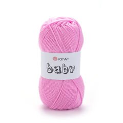 YARNART BABY - BABY YARN DARK PINK - 10119