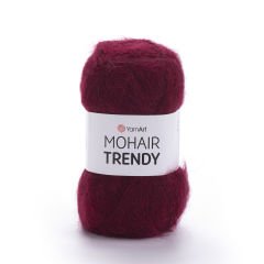 YARNART MOHAIR TRENDY - KNITTING YARN CLARET - 109