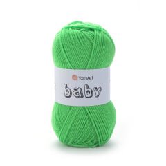 YARNART BABY - BABY YARN GRASS GREEN - 8233