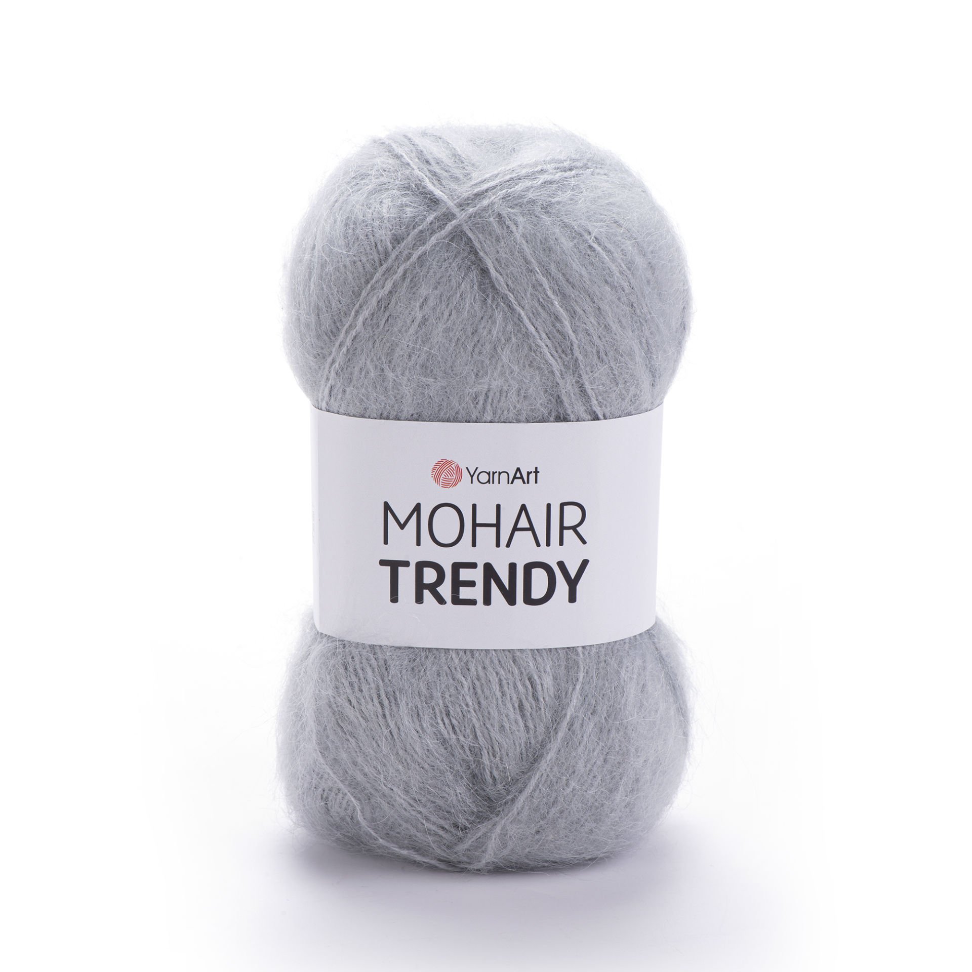 YARNART MOHAIR TRENDY - KNITTING YARN GREY - 113