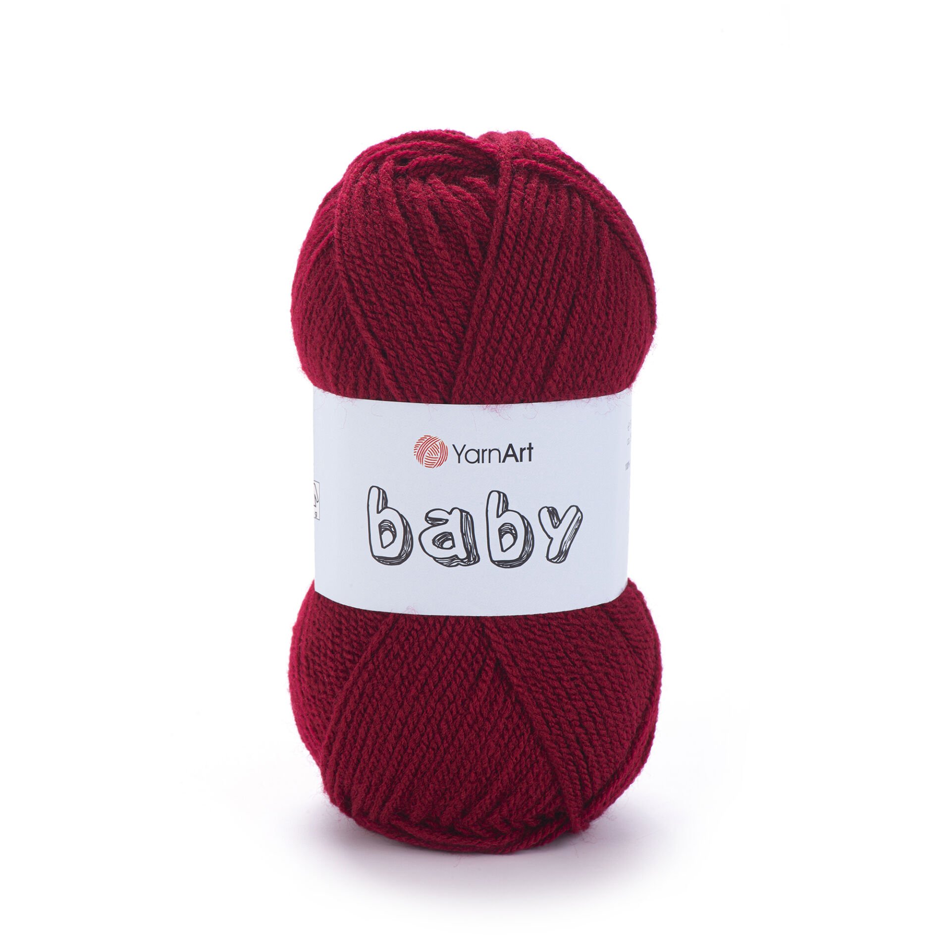 YARNART BABY - BABY YARN DARK RED - 3024