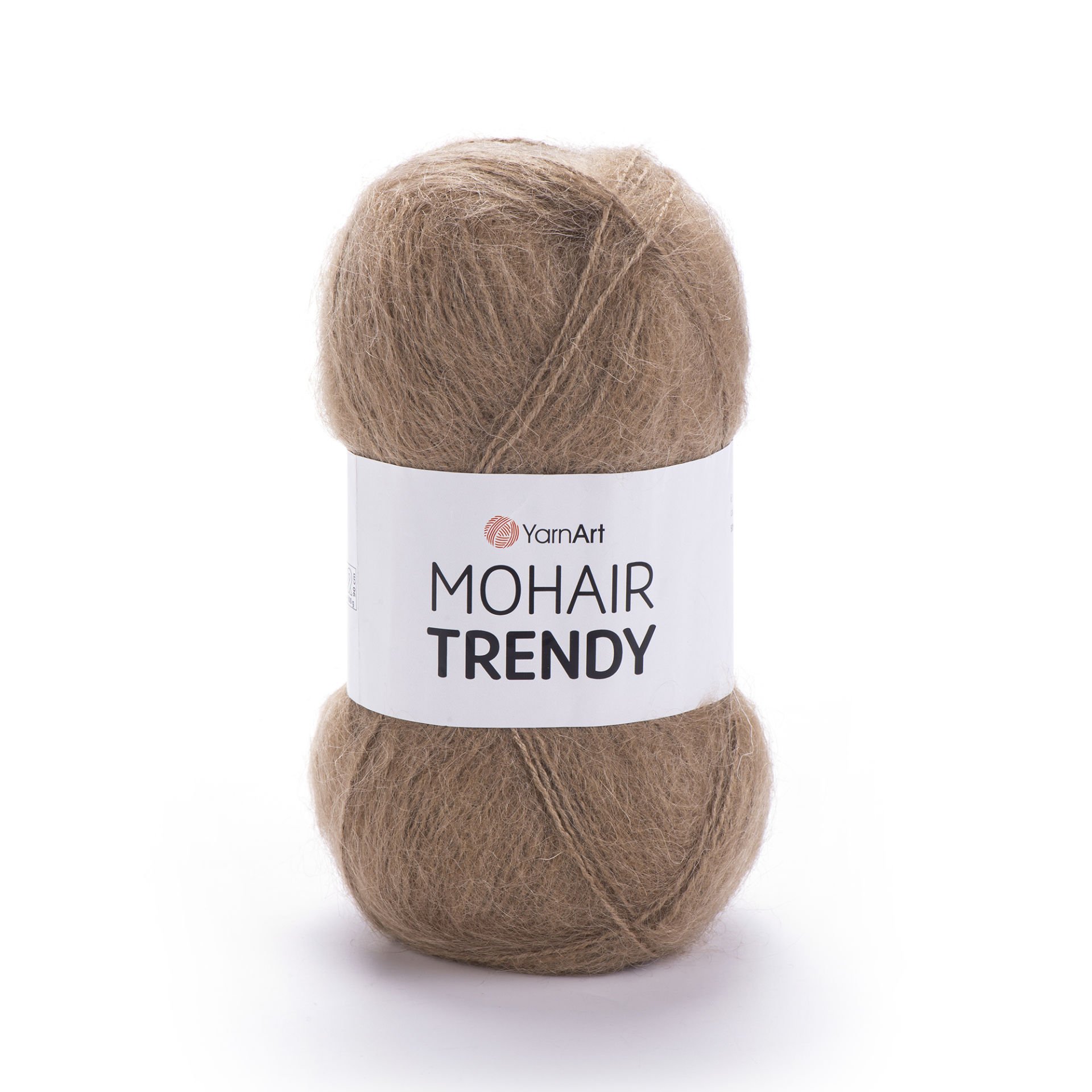 YARNART MOHAIR TRENDY - KNITTING YARN LIGHT BROWN - 116