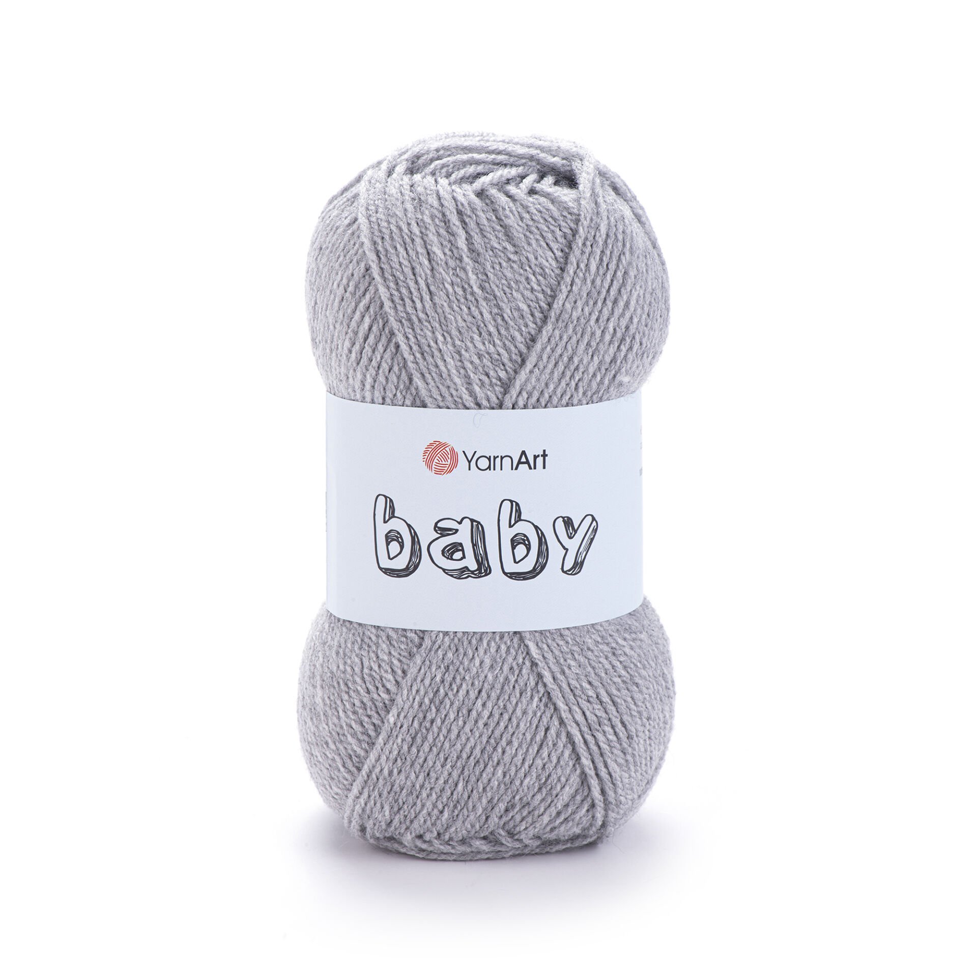 YARNART BABY - BABY YARN GREY - 195