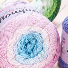 YARNART BOUQUET - MULTICOLOR KNITTING YARN VARIEGATED - 712