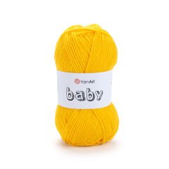 YARNART BABY - BABY YARN DARK YELLOW - 32