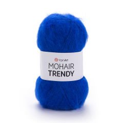 YARNART MOHAIR TRENDY - KNITTING YARN SAXE BLUE - 128