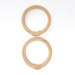 BAMBOO BAG HANDLE 10 CM - 2 PCS CREAM