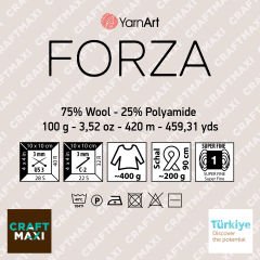 YARNART FORZA - MULTICOLOR KNITTING YARN