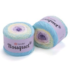 YARNART BOUQUET - MULTICOLOR KNITTING YARN VARIEGATED - 704