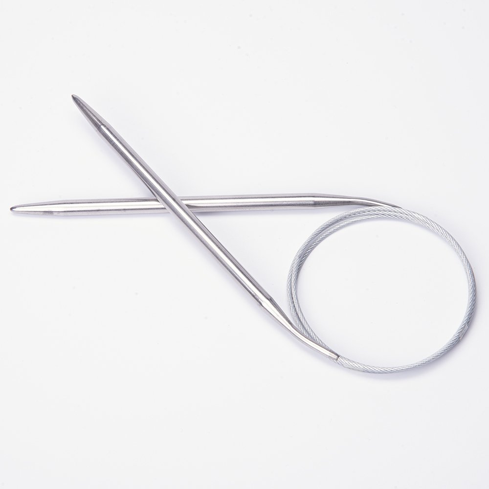 YARNART STEEL WIRED CIRCULAR KNITTING NEEDLE - 40CM 6 MM