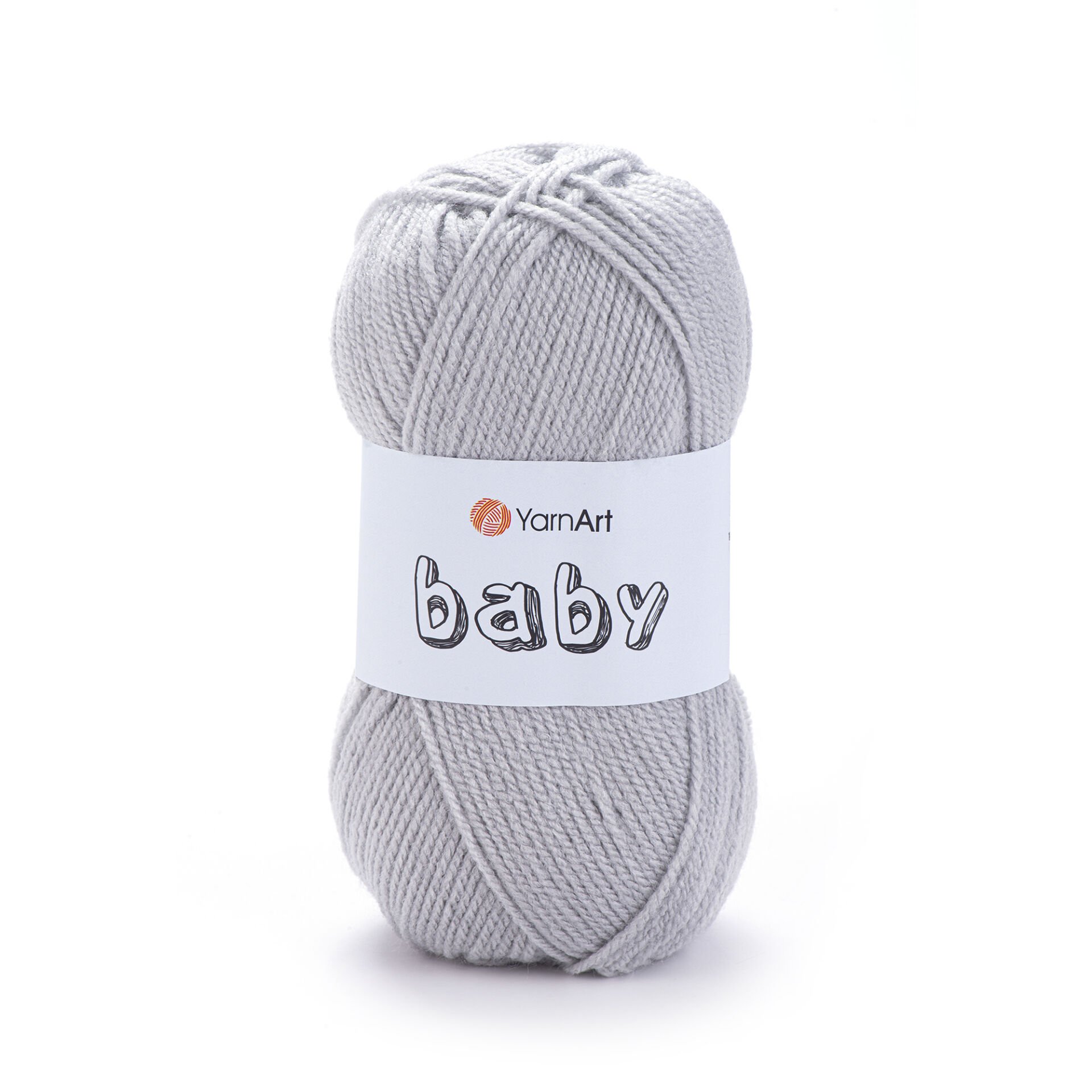 YARNART BABY - BABY YARN LIGHT GREY - 855