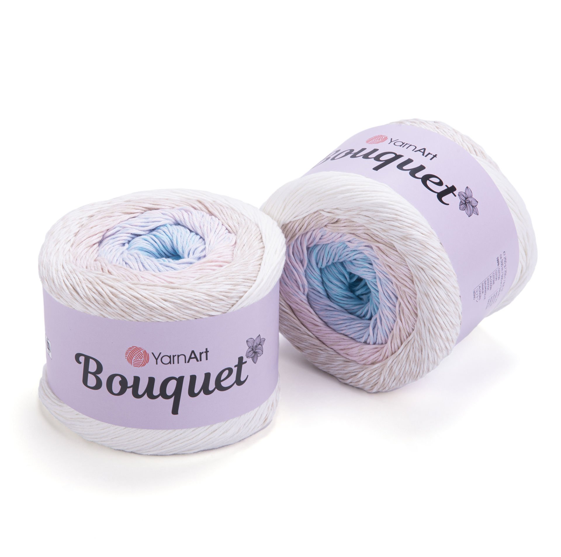 YARNART BOUQUET - MULTICOLOR KNITTING YARN VARIEGATED - 709