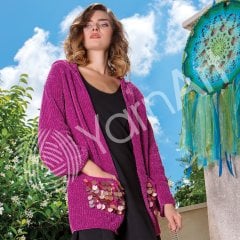 YARNART VELOUR - VELVET KNITTING YARN