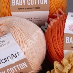 YARNART BABY COTTON - BABY YARN GREEN - 440