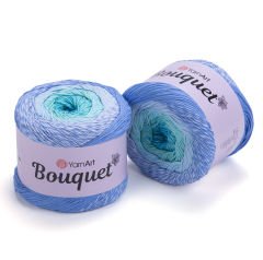 YARNART BOUQUET - MULTICOLOR KNITTING YARN VARIEGATED - 712