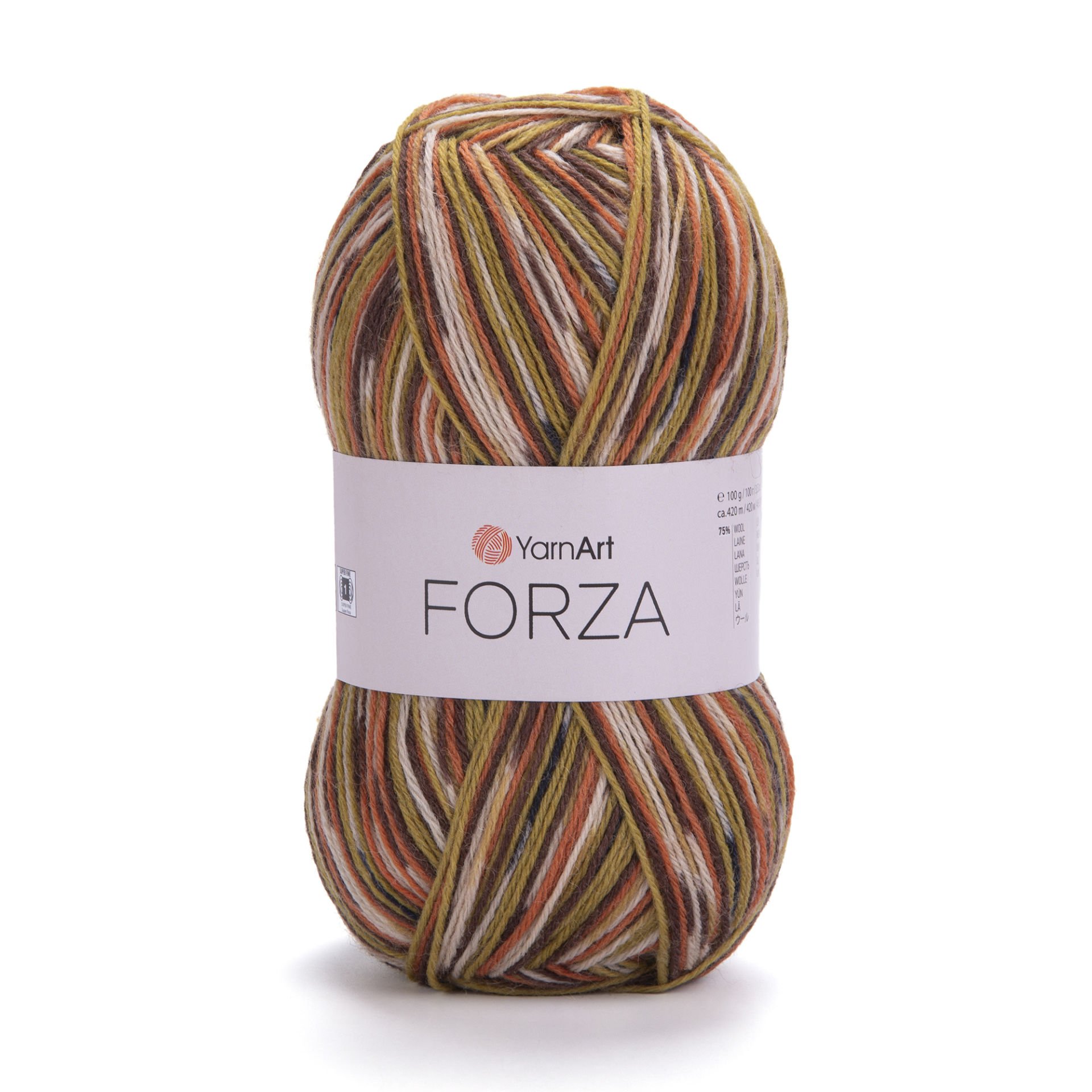YARNART FORZA - MULTICOLOR KNITTING YARN VARIEGATED - 2511