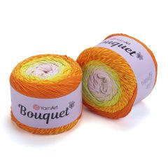 YARNART BOUQUET - MULTICOLOR KNITTING YARN VARIEGATED - 714