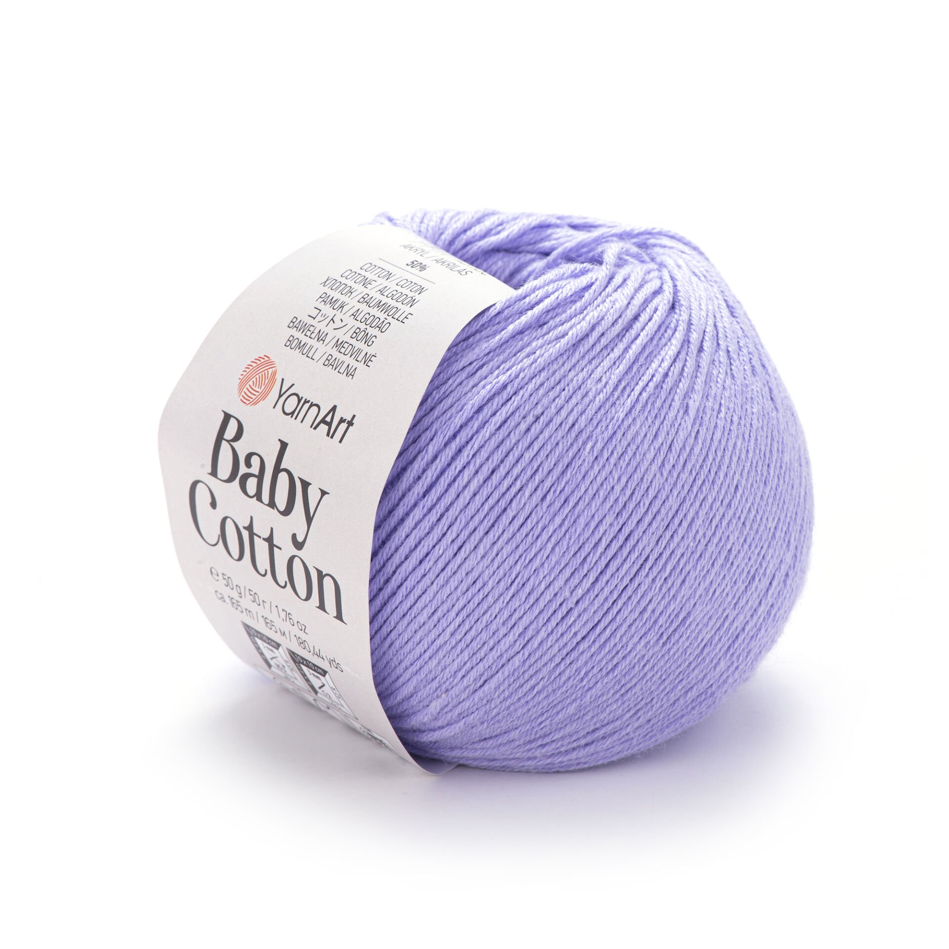 YARNART BABY COTTON - BABY YARN LAVENDER - 417