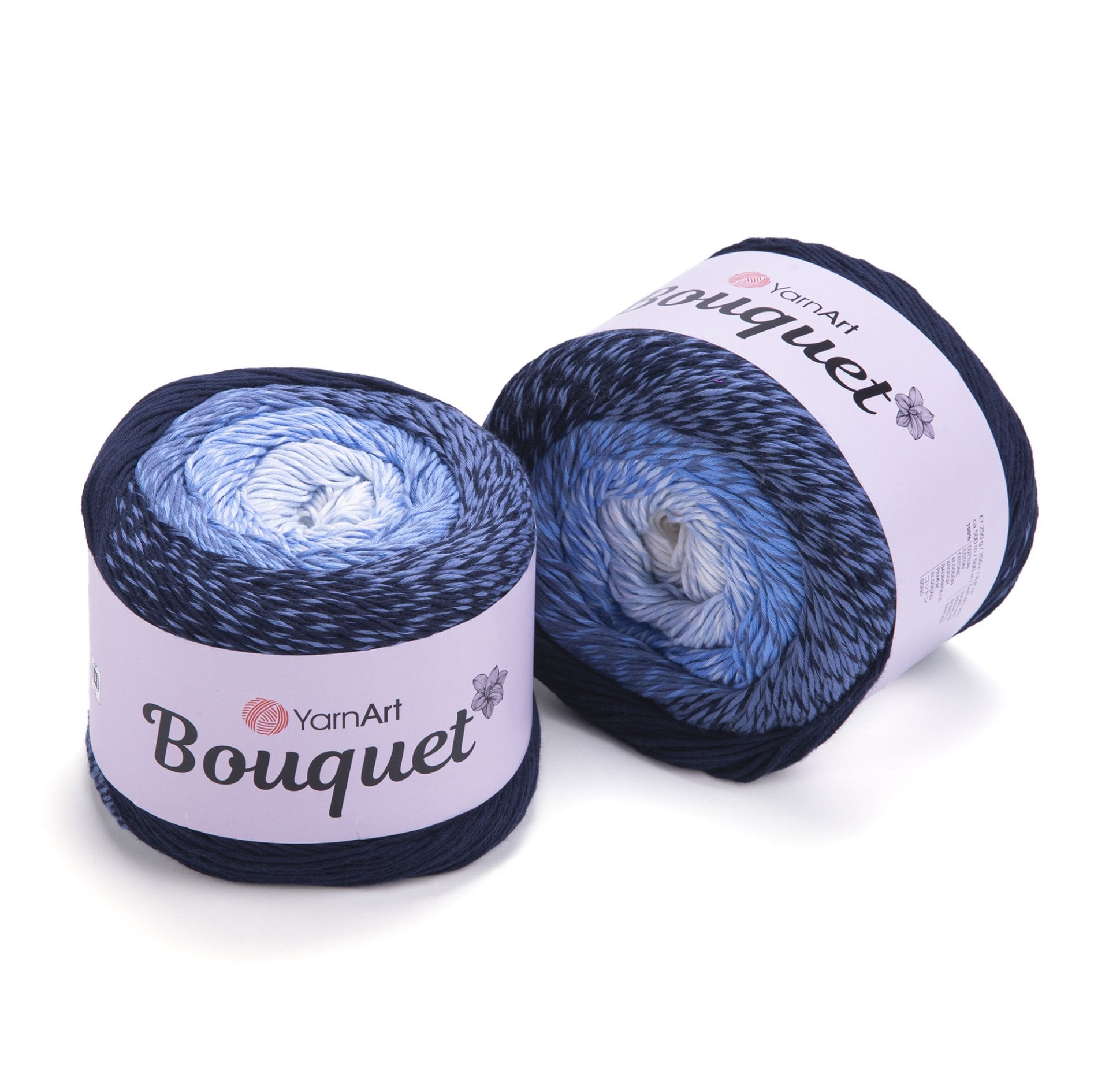 YARNART BOUQUET - MULTICOLOR KNITTING YARN VARIEGATED - 717