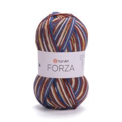 YARNART FORZA - MULTICOLOR KNITTING YARN VARIEGATED - 2515