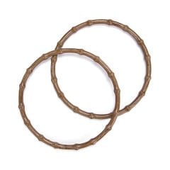 BAMBOO LOOKING BAG HANDLE 20 CM 2 PCS