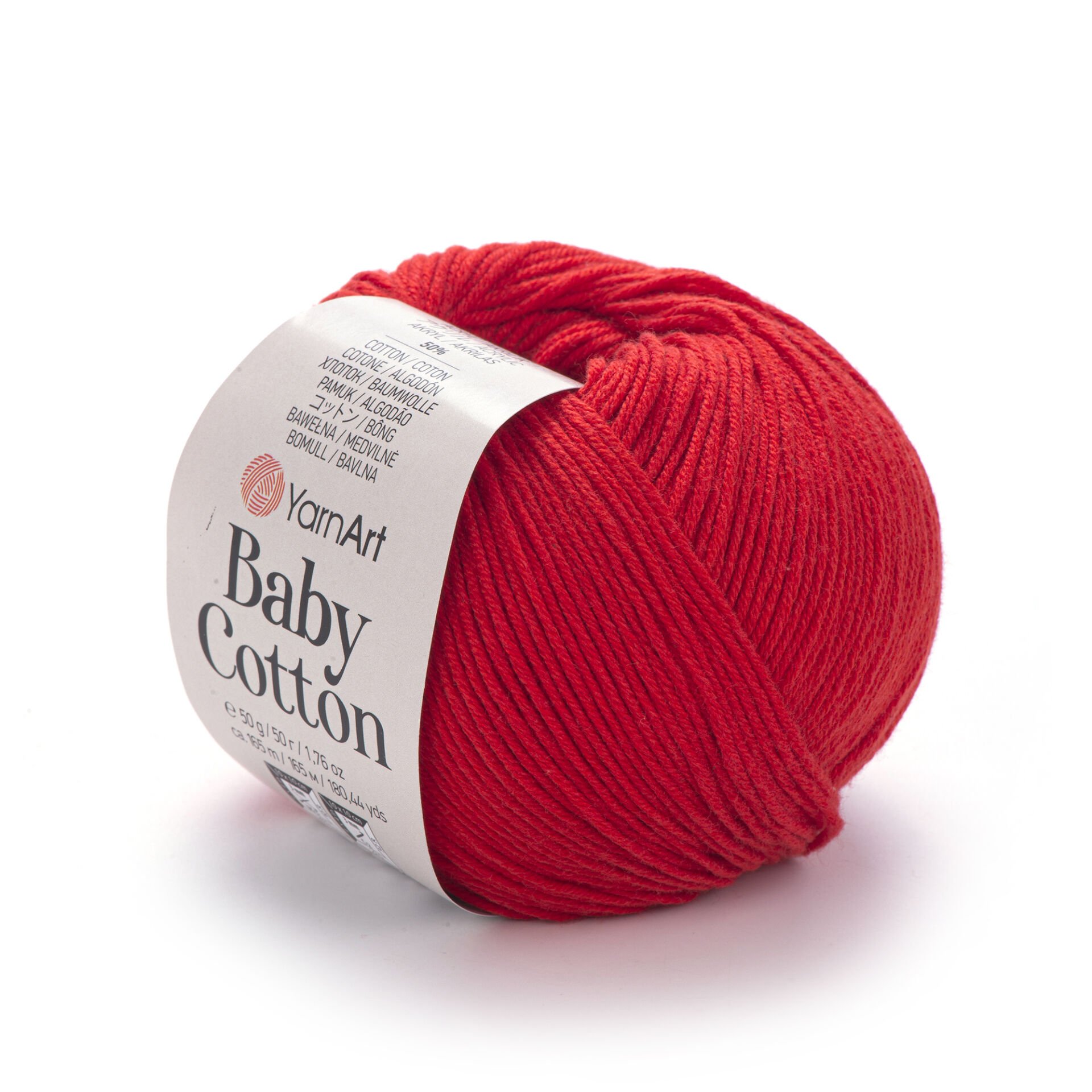 YARNART BABY COTTON - BABY YARN LIGHT RED - 426