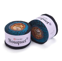 YARNART BOUQUET - MULTICOLOR KNITTING YARN VARIEGATED - 722