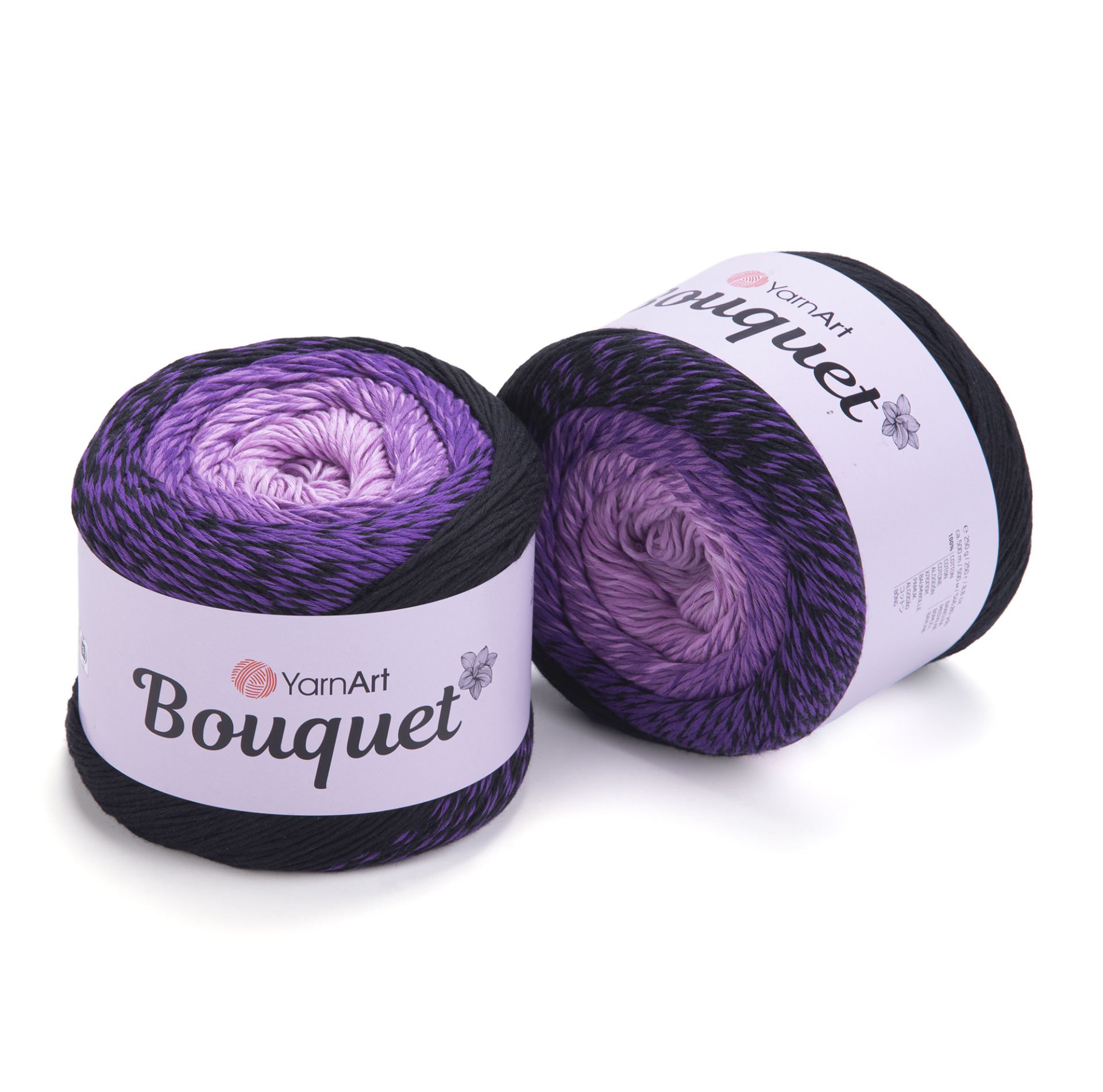YARNART BOUQUET - MULTICOLOR KNITTING YARN VARIEGATED - 724