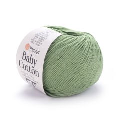 YARNART BABY COTTON - BABY YARN GREEN - 440
