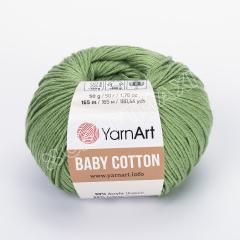 YARNART BABY COTTON - BABY YARN GREEN - 440