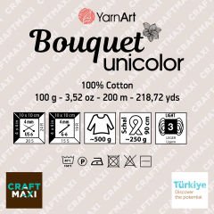 YARNART BOUQUET UNICOLOR -  KNITTING YARN