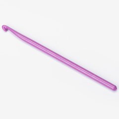YARNART PLASTIC CROCHET HOOK 6 MM - PURPLE