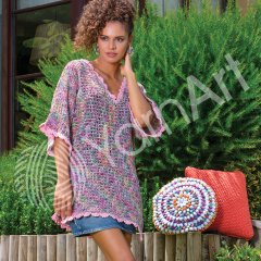 YARNART JEANS TROPICAL - MULTICOLOR KNITTING YARN VARIEGATED - 610