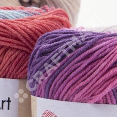 YARNART JEANS CRAZY - MULTICOLOR KNITTING YARN