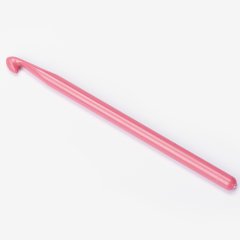 YARNART PLASTIC CROCHET HOOK 8 MM - PINK
