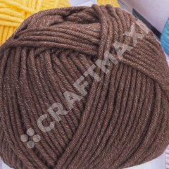 YARNART JEANS PLUS - KNITTING YARN LIGHT GREY - 49